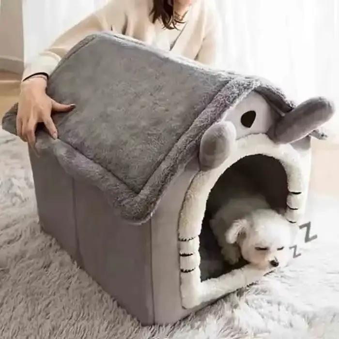 Nichoir d'intérieur chaud pour chien