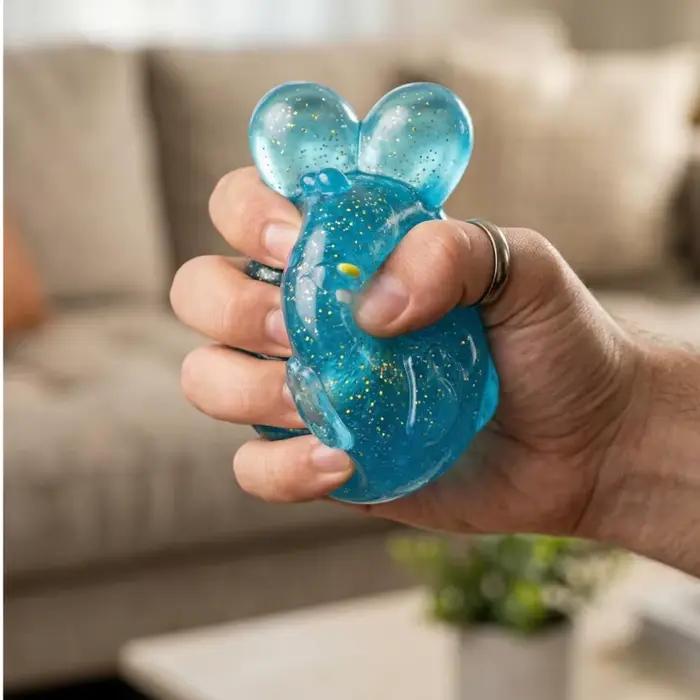 Jouet anti-stress réaliste en forme de lapin