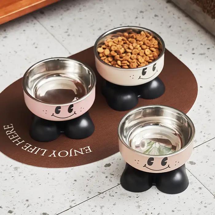 Bols surélevés pour chiens en acier inoxydable