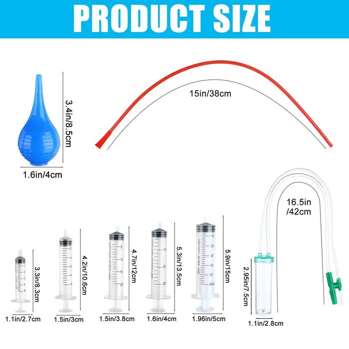 Kit de tube d'alimentation rouge pour chiot et chaton