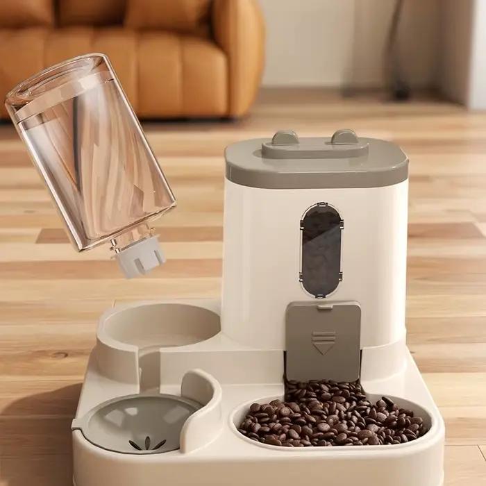 Distributeur automatique 2-en-1 pour animaux de compagnie