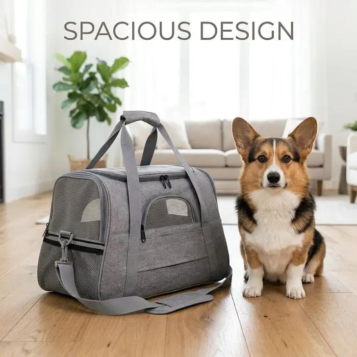 Sac de transport pour animaux de compagnie approuvé par les compagnies aériennes