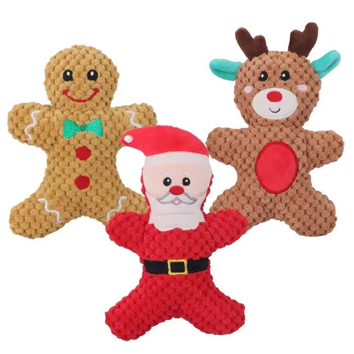 Jouets de noël en peluche pour chiens