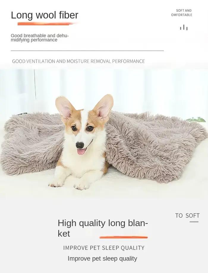 Couverture douce et moelleuse pour animaux de compagnie