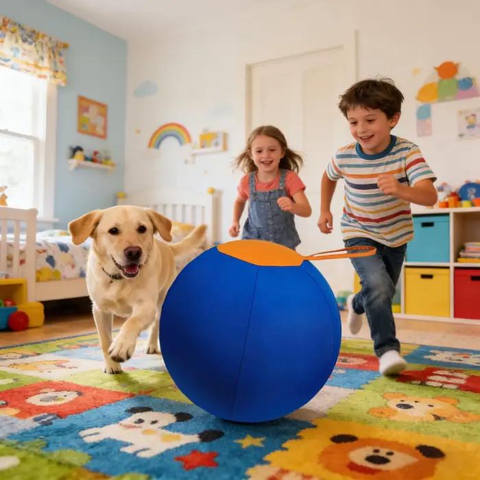 Balle interactive pour grands chiens