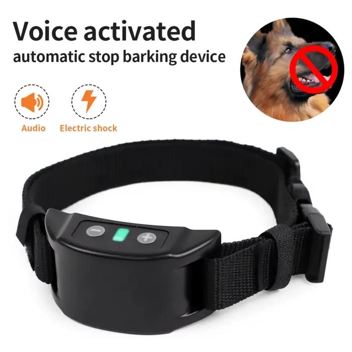 Collier anti-aboiement électrique pour animaux de compagnie