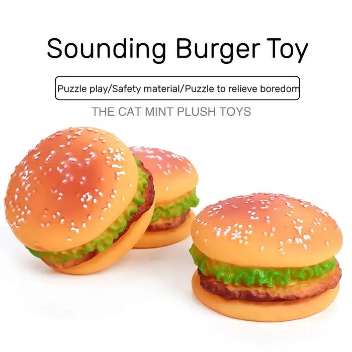 Jouet Hamburger pour chiens de compagnie