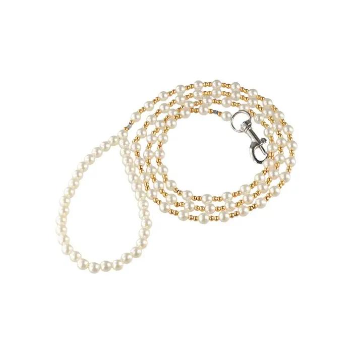 120cm perles chien harnais laisse Imitation
