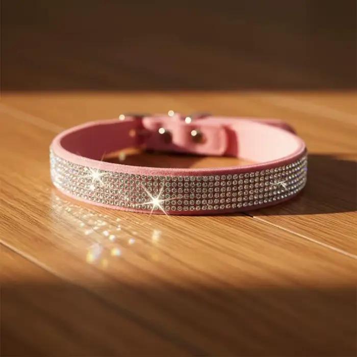 Collier pour chien en cristal