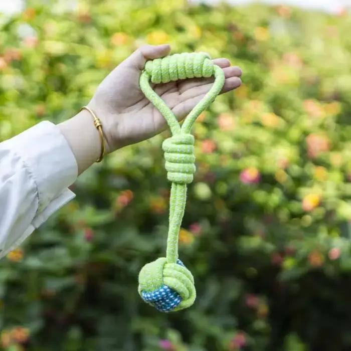 Jouet pour chien, boule de corde