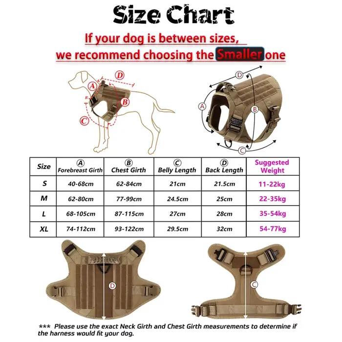 Harnais pour chien de grande taille