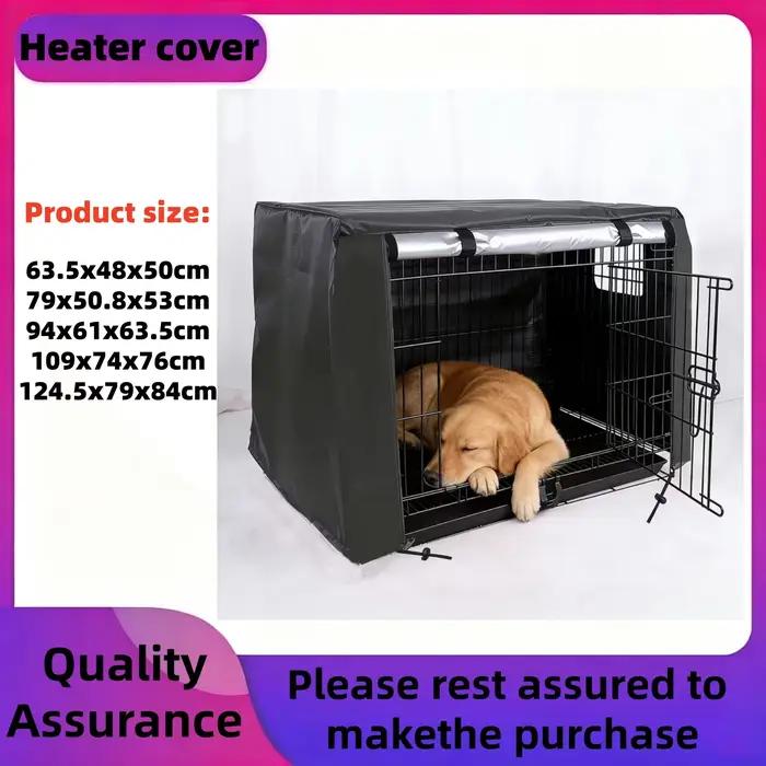 Couverture de chenil pour chien d'extérieur durable avec fenêtre d'observation