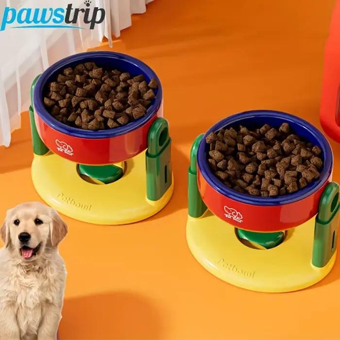 Bol surélevé réglable pour chien, mangeoire antidérapante de grande capacité pour chiot, protection du cou, bol pour chat, accessoires pour chiens