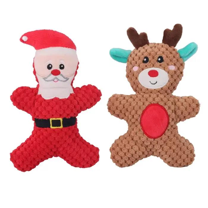 Jouets de noël en peluche pour chiens