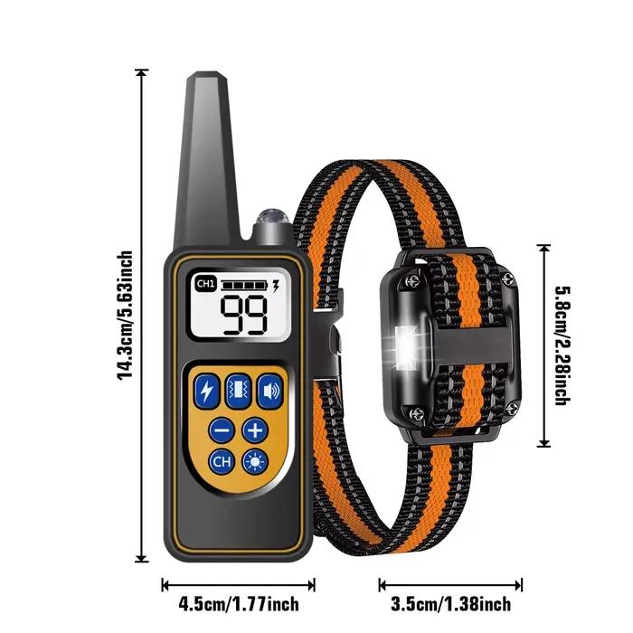 Collier de dressage pour chien avec télécommande
