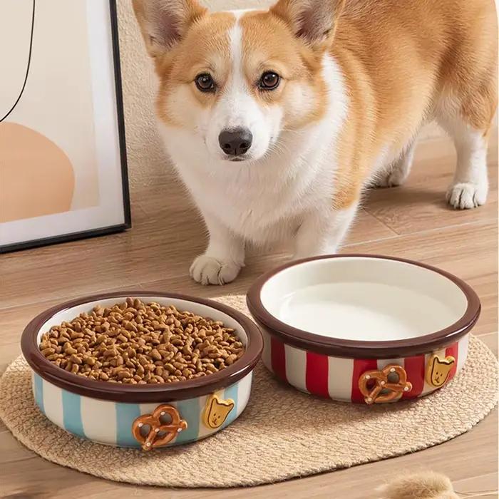 Bol en céramique antidérapant de qualité supérieure pour chien