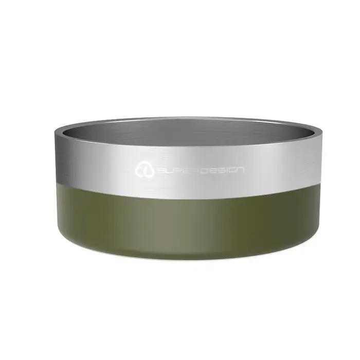 Bol pour chien pour nourriture et eau Bol d'alimentation pour animaux de compagnie en acier inoxydable Durable