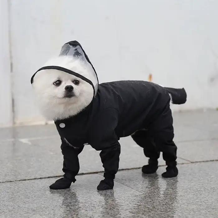 Vêtements imperméables pour petits chiens