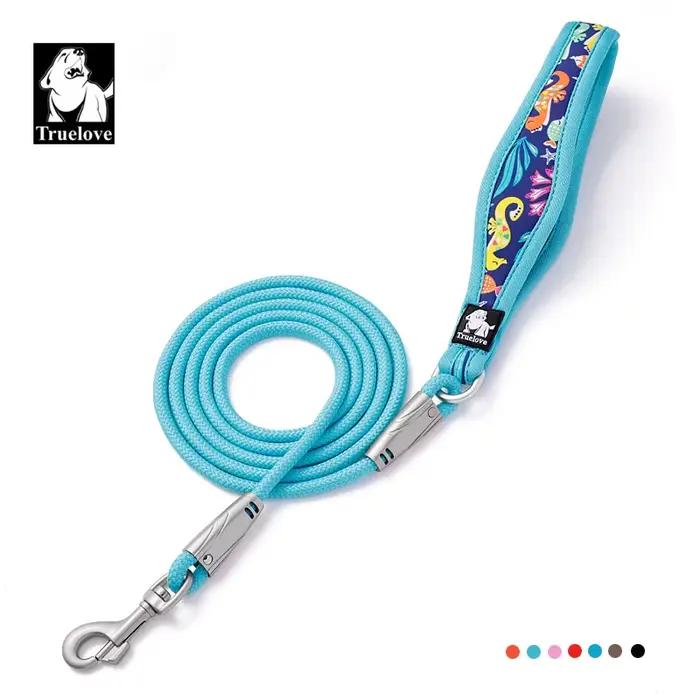 TRUELOVE TLL25761 laisse pour animaux de compagnie confortable et résistante à l'usure poignée en néoprène SBR tissage et résistant aux déchirures en Polyester à haute dentaire