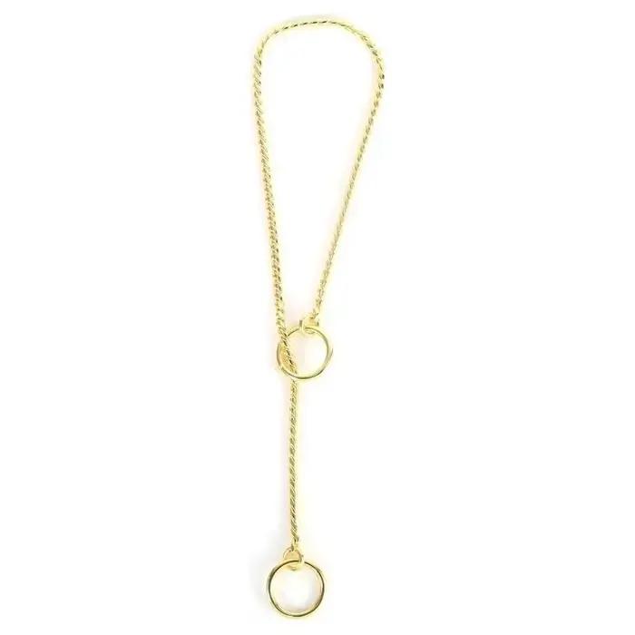 Collier ras du cou en acier inoxydable pour chiens