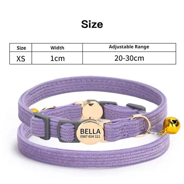 Collier personnalisé pour chat