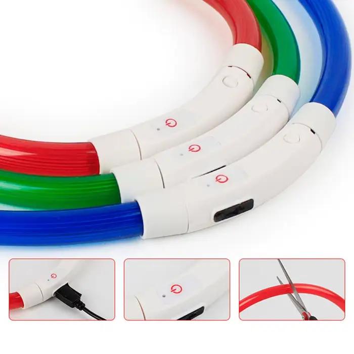 Collier de chien à lumière LED