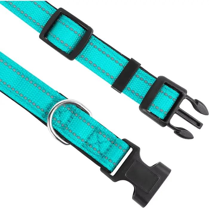 Collier pour chien réglable en néoprène doux rembourré