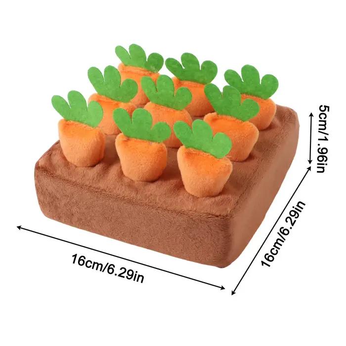 Tapis de reniflement interactif pour chiens avec carottes