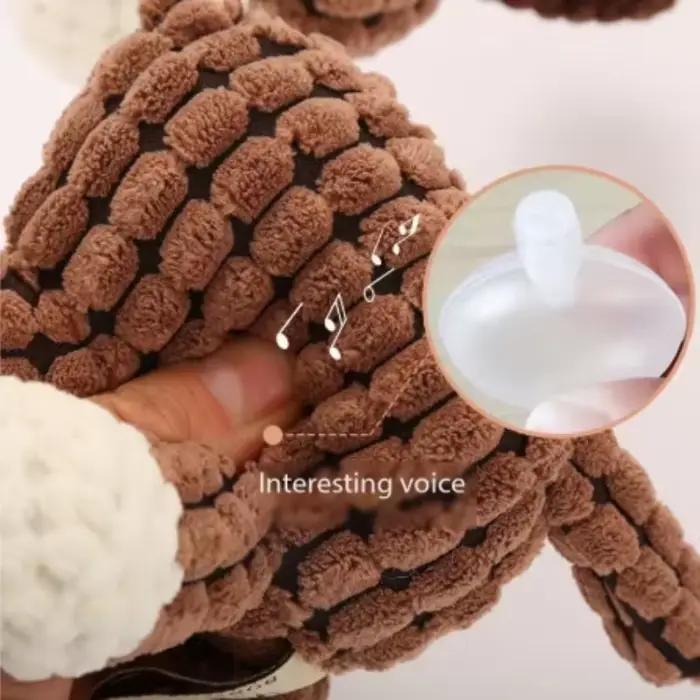 Nouveaux jouets à mâcher couineurs en peluche pour chiots