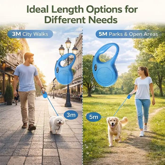 Laisse Rétractable pour Chien 3M 5M