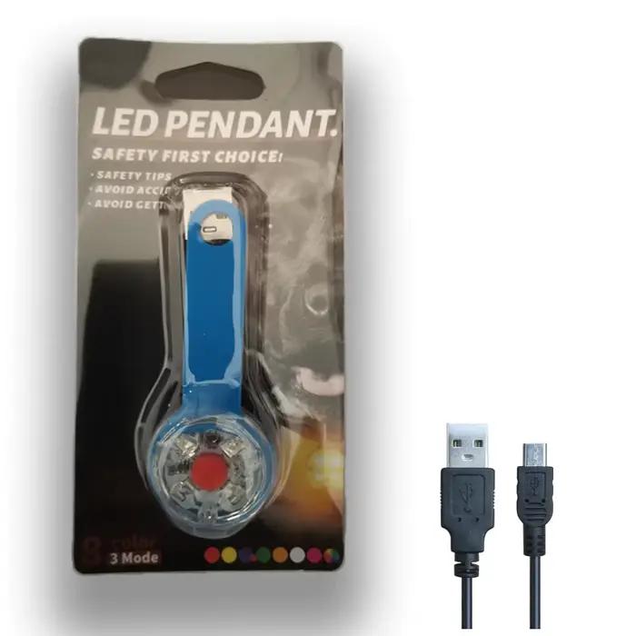 LED chien chat collier pendentif nuit sécurité