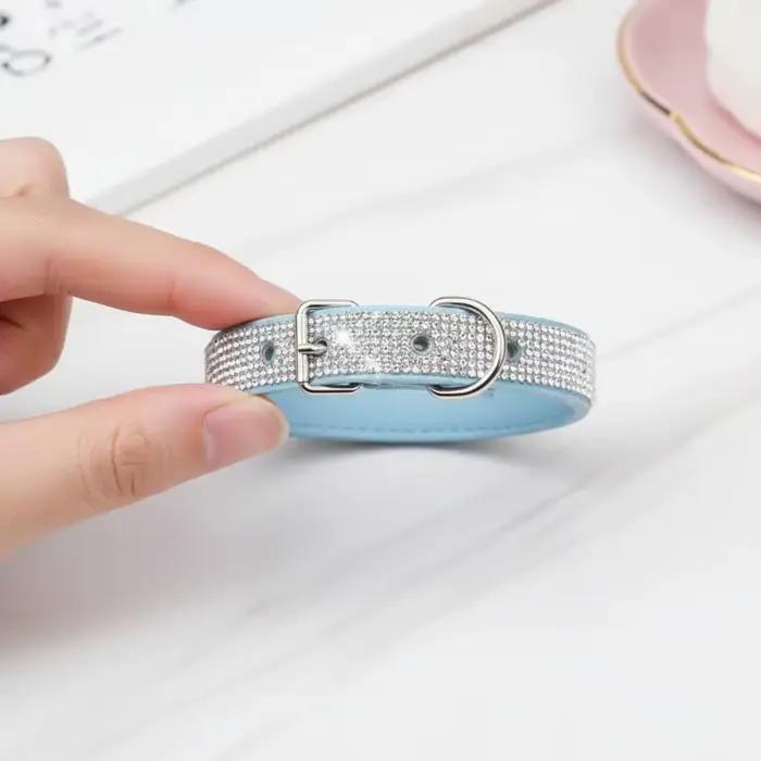 Collier pour chien en cristal