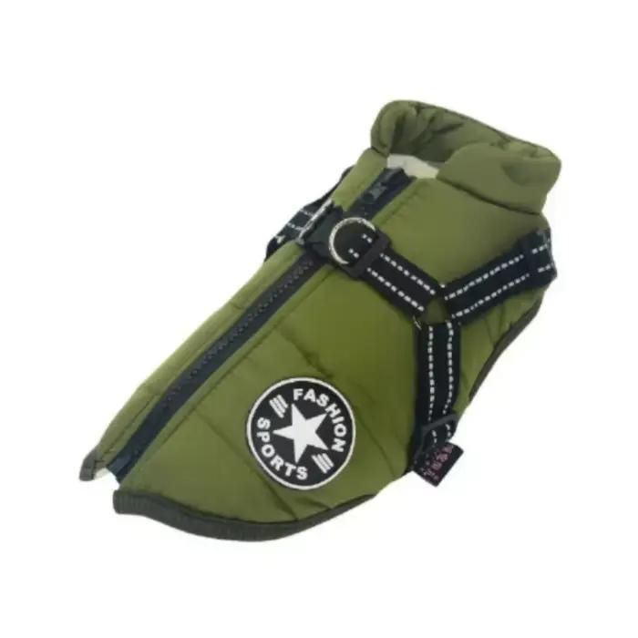 Grande veste pour chien avec harnais
