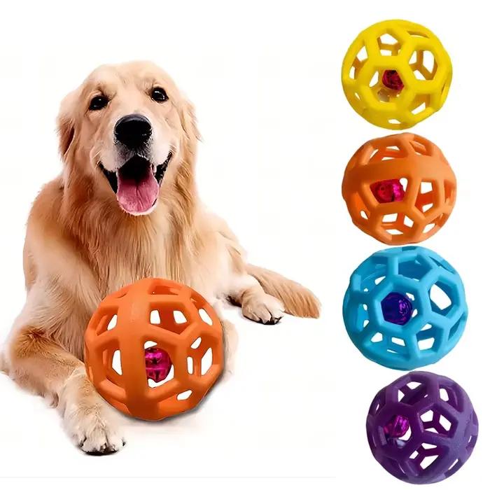 Jouet pour chien en caoutchouc avec cloche