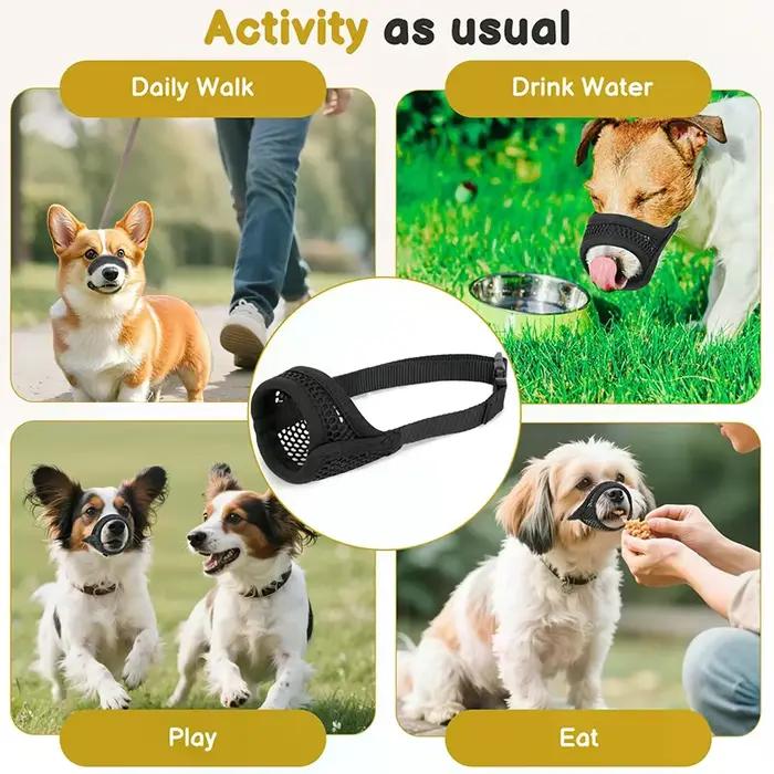 Gardez votre chien de petite ou moyenne mordre avec ce museau en maille