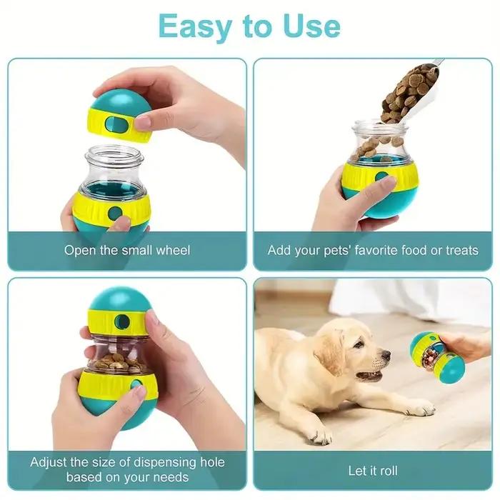 Jouet interactif distributeur de collations pour chien