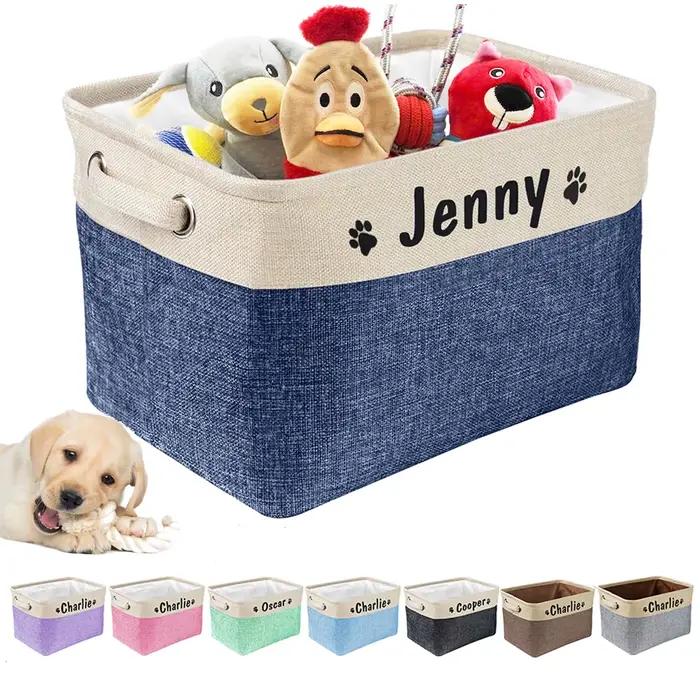 Panier à jouets personnalisé pour chien