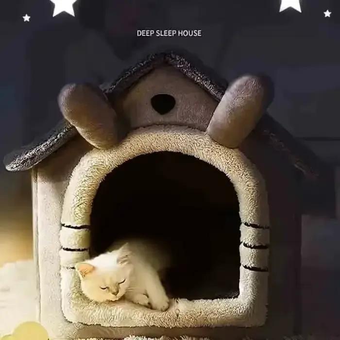 Nichoir d'intérieur chaud pour chien