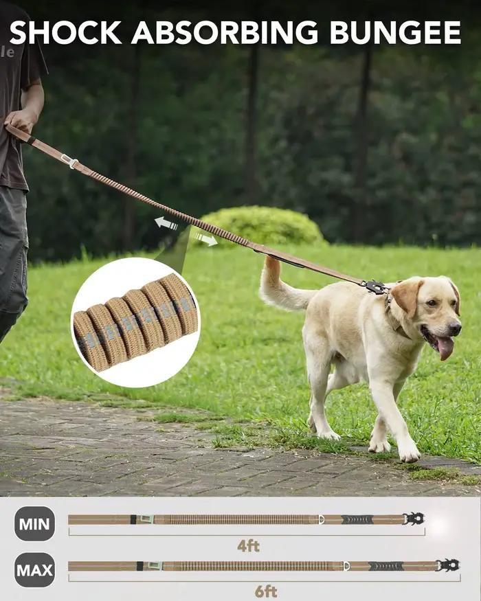 RapDuty-Laisse artificiel astique pour Chiens Moyens et Grands