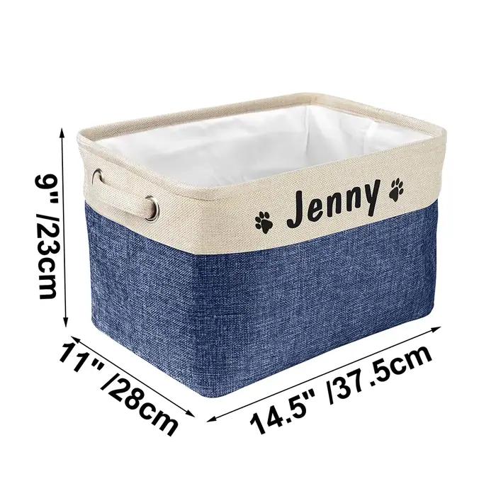 Panier à jouets personnalisé pour chien