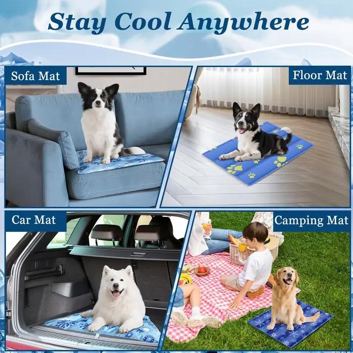 Tapis respirant rafraîchissant pour chien