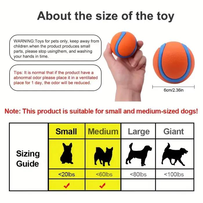 Balle à mâcher en Silicone Durable pour chien