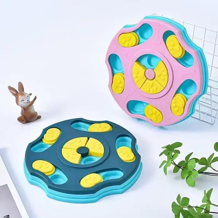 Jouets Puzzle pour chiens, mangeoire lente interactive, augmentation des chiots, distributeur de nourriture IQ, manger lentement, bol antidérapant, jeu d'entraînement pour animaux de compagnie, chat e