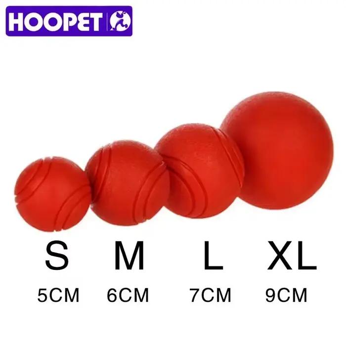 HOOPET Chien Jouet Balle En Caoutchouc Bite résistant Chiens Chiot Teddy Pitbull Pet Fournitures