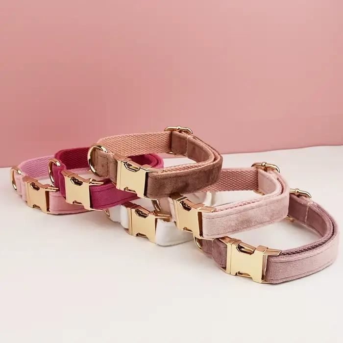 Collier en velours pour chien