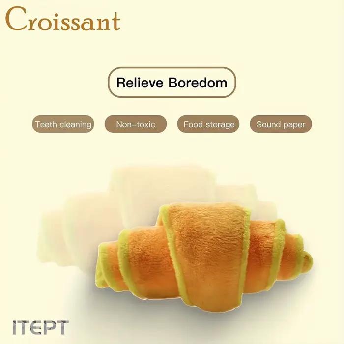 Jouet en peluche pour chien Croissant