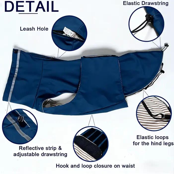 Imperméable pour chien de petite et grande taille