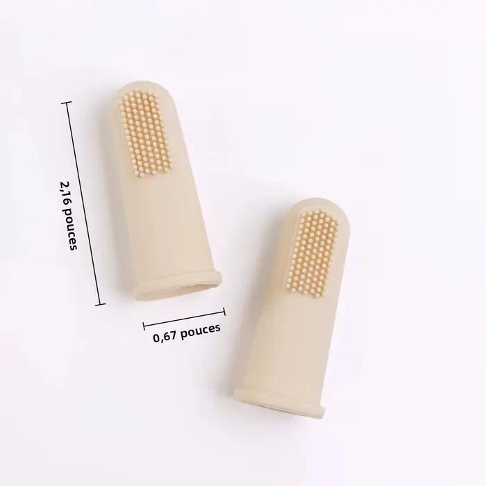 Brosse à dents en Silicone pour animaux de compagnie