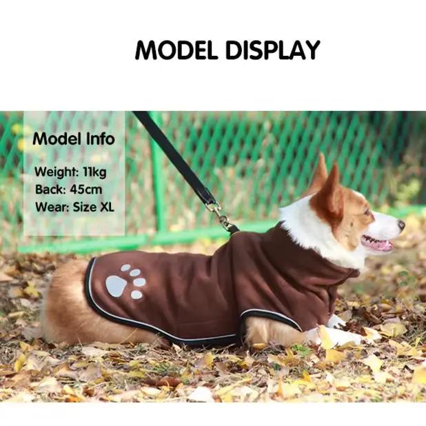 Veste polaire pour chien