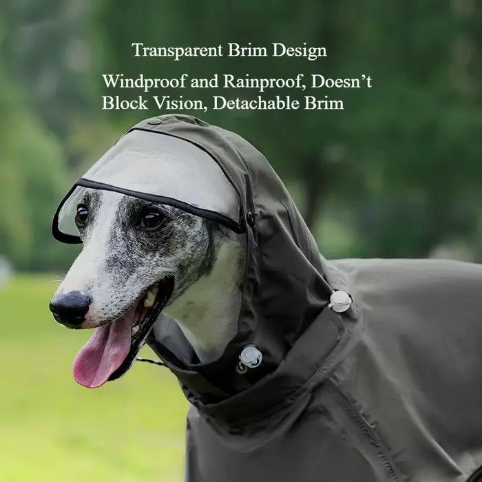 Wakytu Nouvelle Grande Veste de Pluie pour Chien du Royaume-Uni
